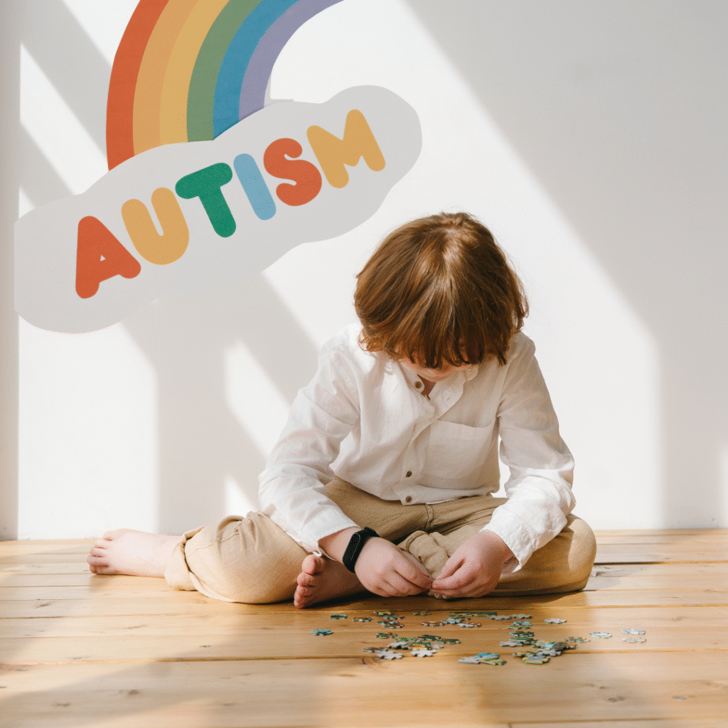 Kid in autism spectrum
